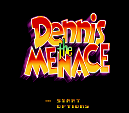 Dennis the Menace Title Screen